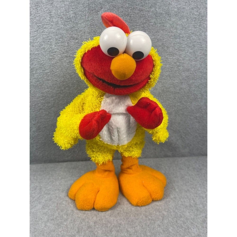 2001 Sesame Street Chicken‎ Dance Elmo 12" Singing Dancing by Mattel TESTED